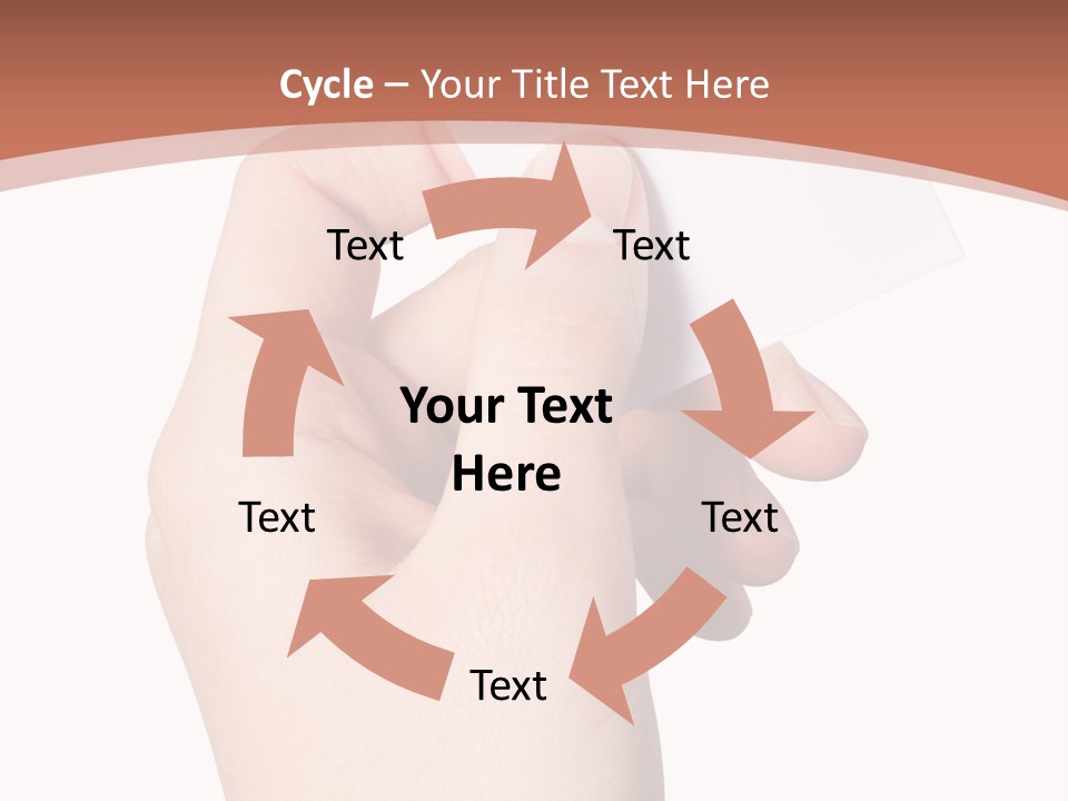 Female Message Isolation PowerPoint Template