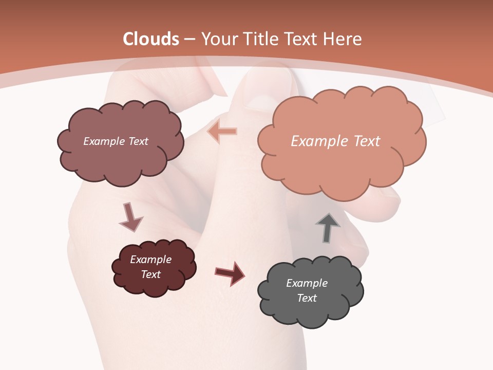 Female Message Isolation PowerPoint Template