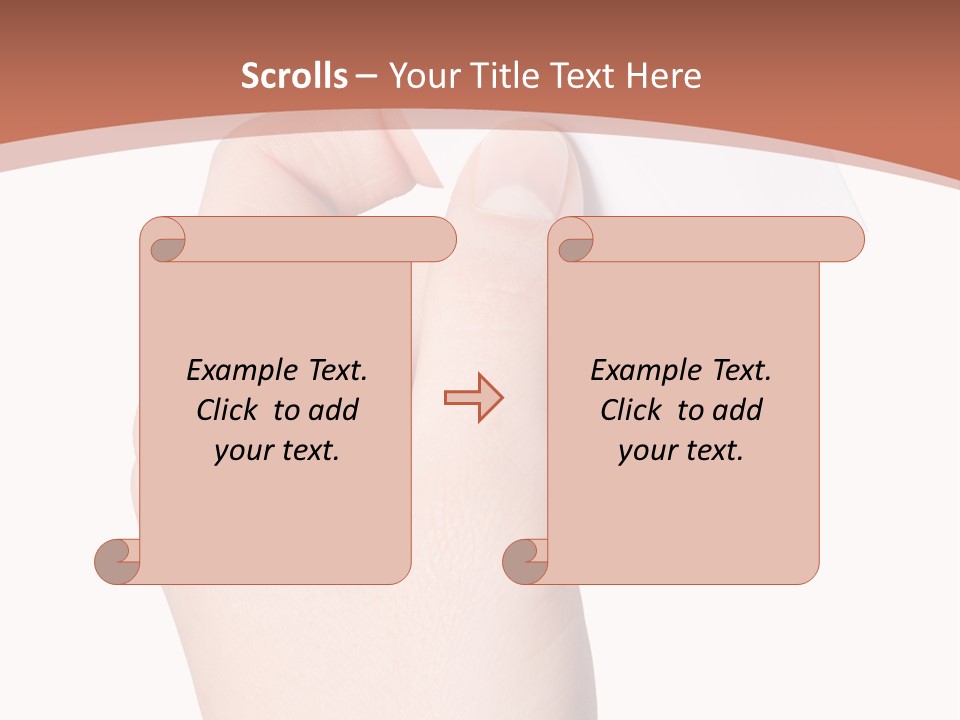 Female Message Isolation PowerPoint Template