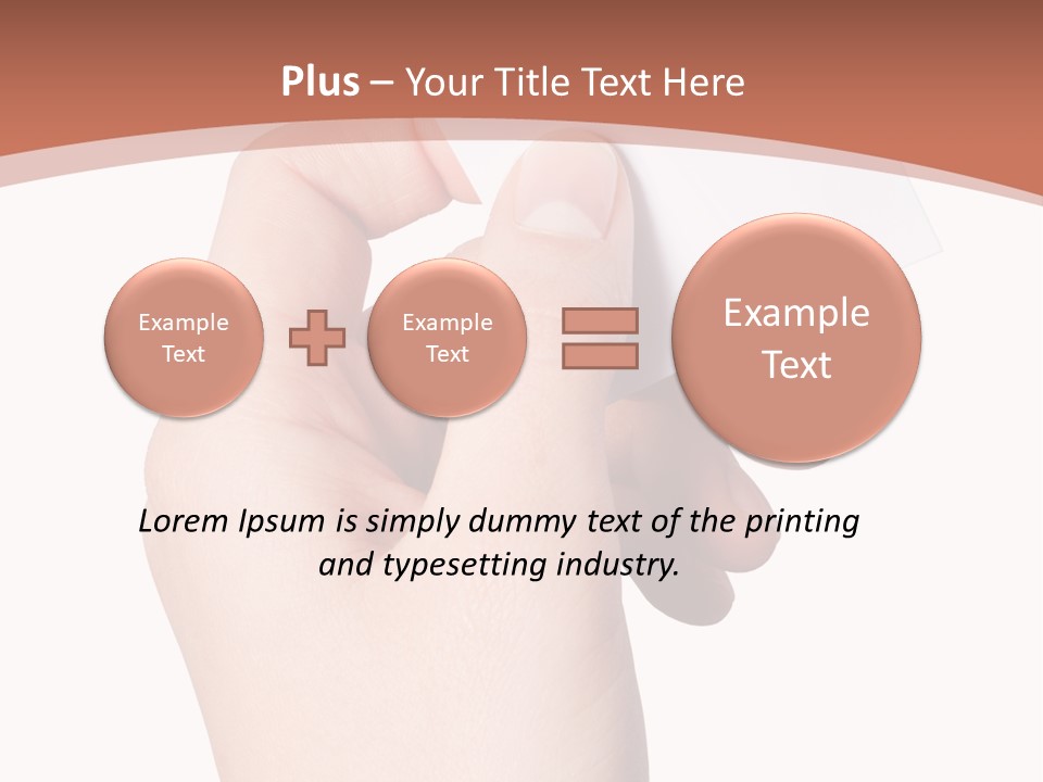 Female Message Isolation PowerPoint Template