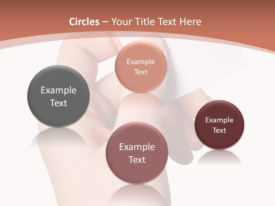 Female Message Isolation PowerPoint Template