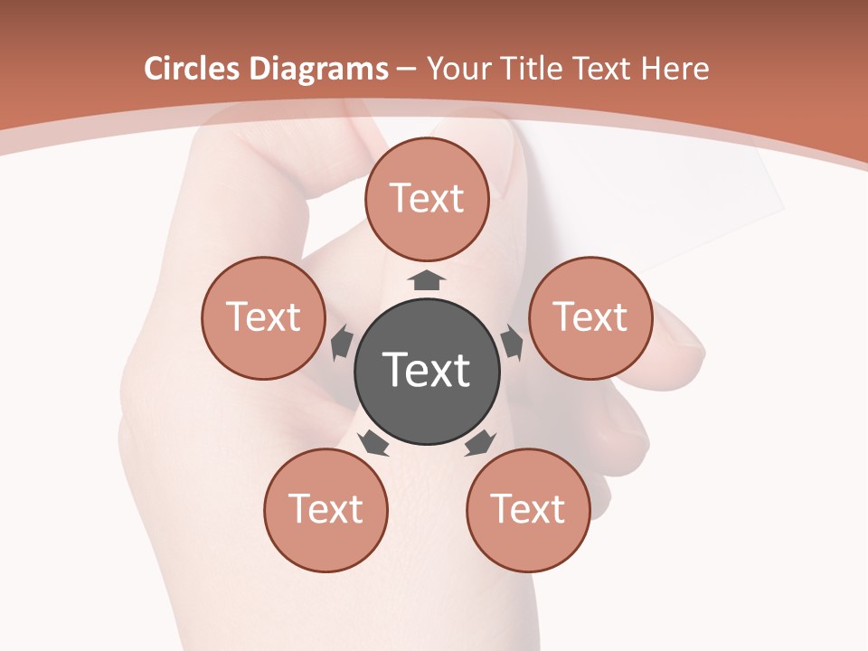 Female Message Isolation PowerPoint Template