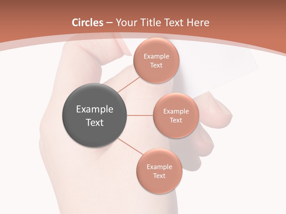 Female Message Isolation PowerPoint Template