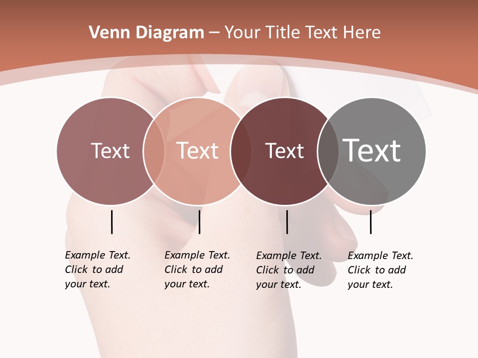 Female Message Isolation PowerPoint Template