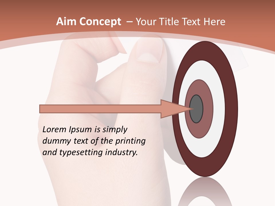 Female Message Isolation PowerPoint Template