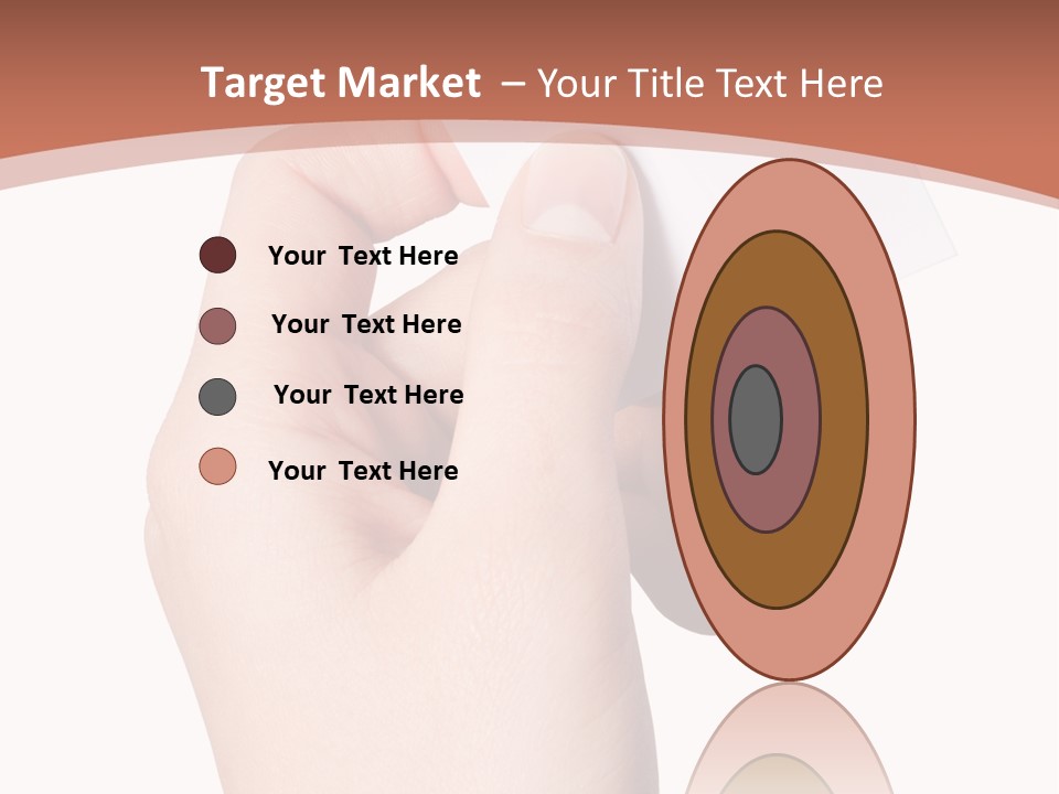 Female Message Isolation PowerPoint Template