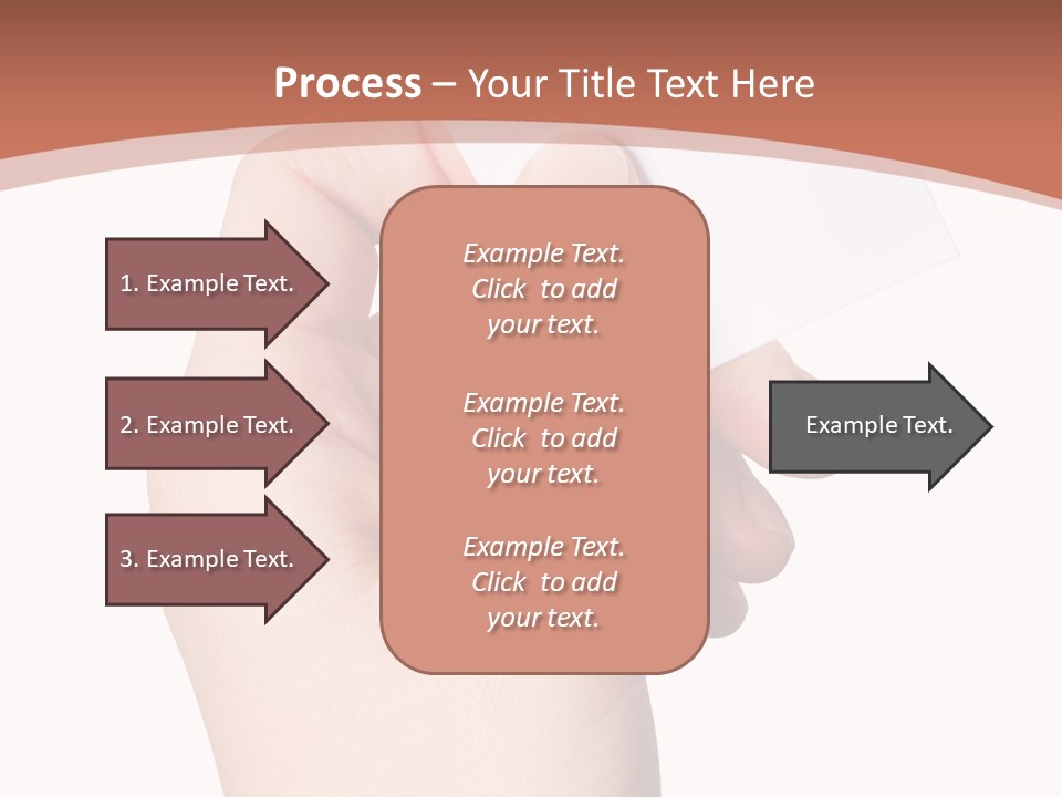 Female Message Isolation PowerPoint Template