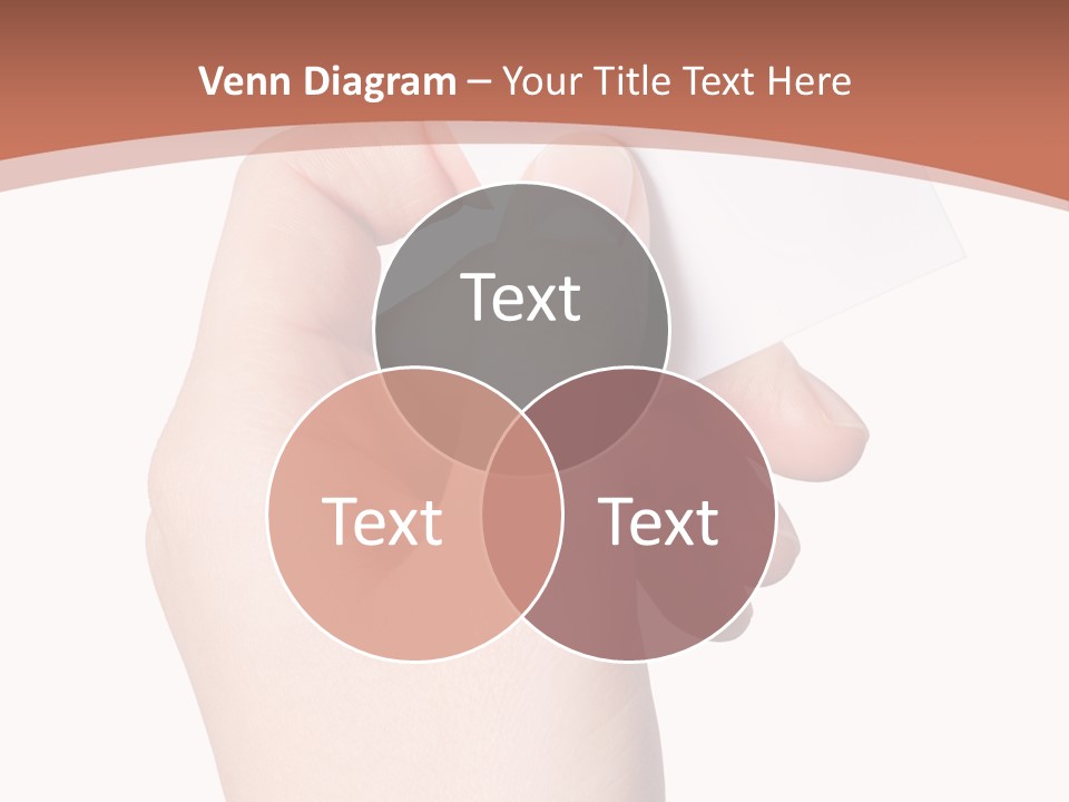 Female Message Isolation PowerPoint Template