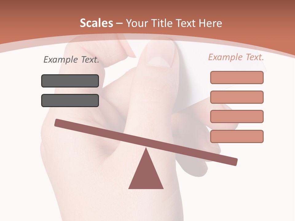 Female Message Isolation PowerPoint Template