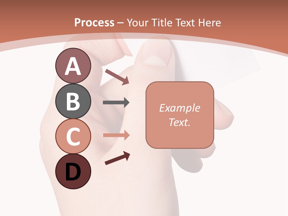 Female Message Isolation PowerPoint Template