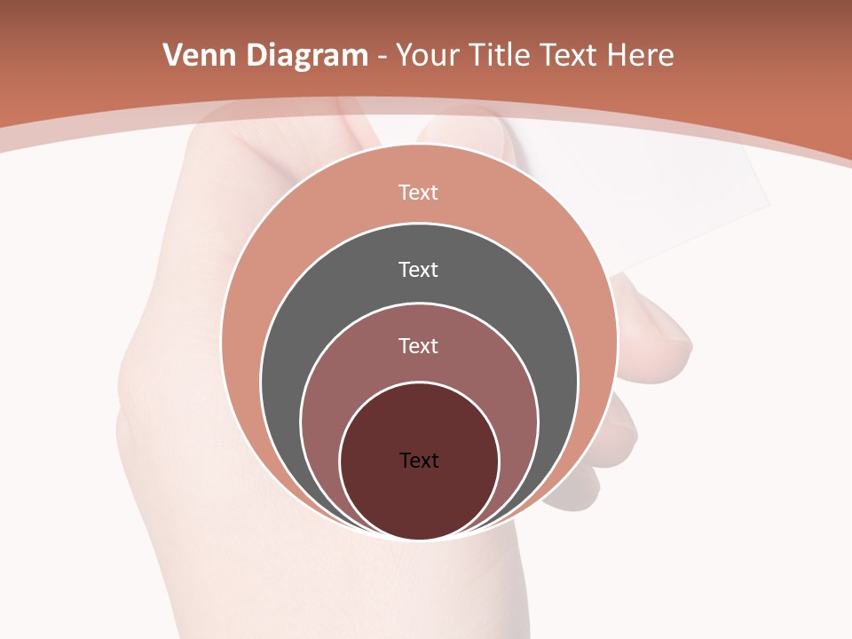 Female Message Isolation PowerPoint Template