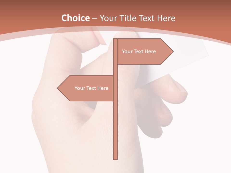 Female Message Isolation PowerPoint Template