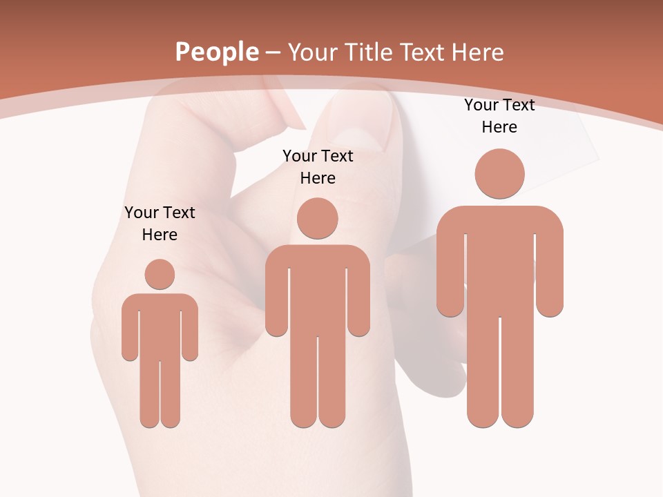 Female Message Isolation PowerPoint Template