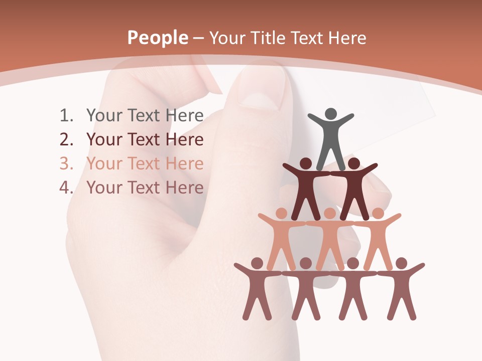 Female Message Isolation PowerPoint Template