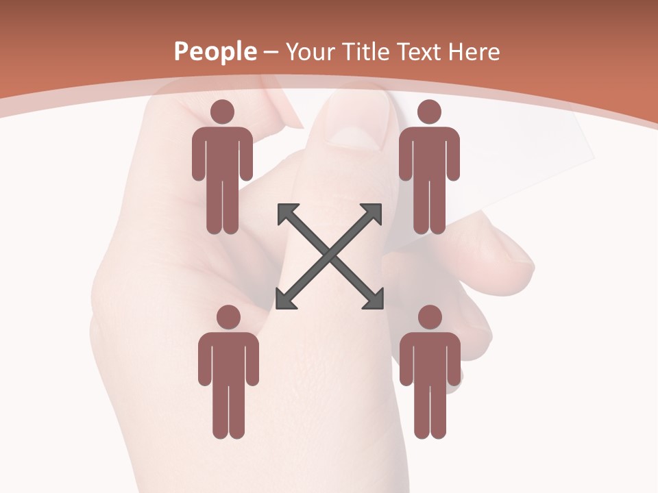 Female Message Isolation PowerPoint Template