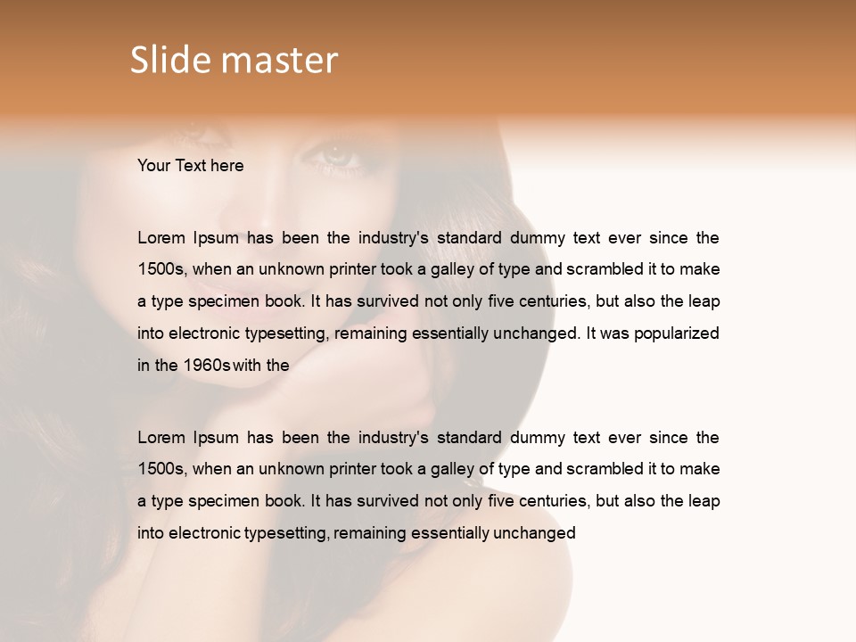 Pretty Shampoo Facial PowerPoint Template