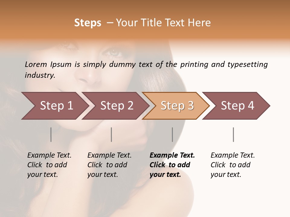 Pretty Shampoo Facial PowerPoint Template