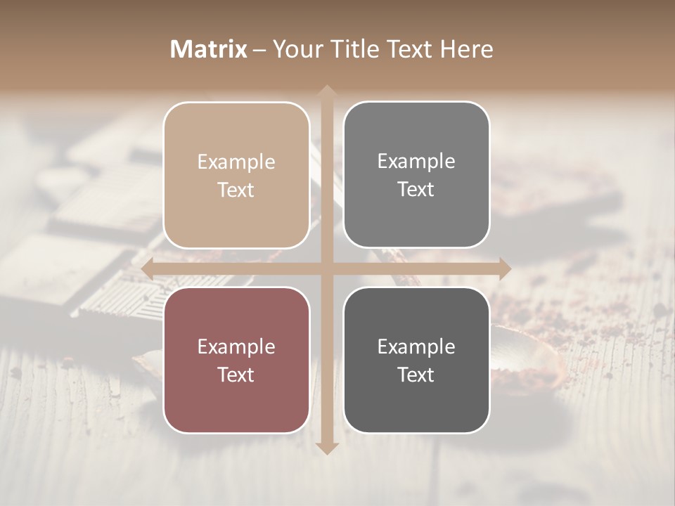 Dessert Cocoa Heap PowerPoint Template