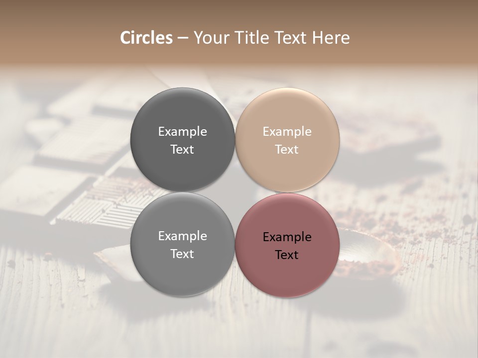 Dessert Cocoa Heap PowerPoint Template