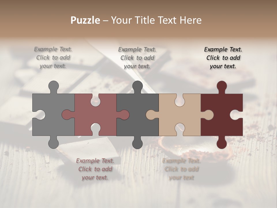 Dessert Cocoa Heap PowerPoint Template