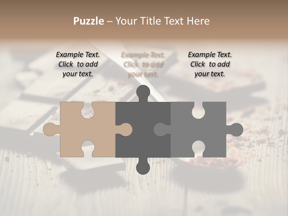 Dessert Cocoa Heap PowerPoint Template