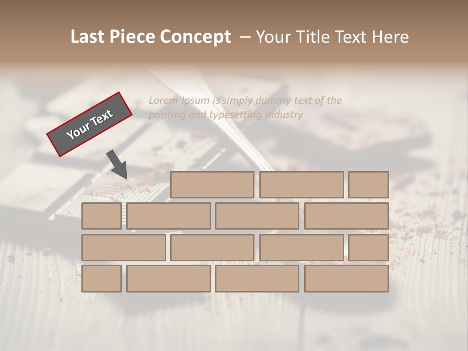 Dessert Cocoa Heap PowerPoint Template
