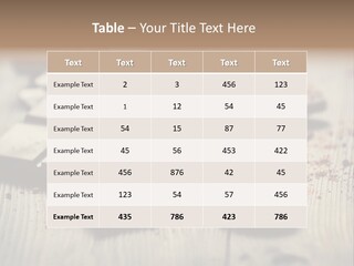 Dessert Cocoa Heap PowerPoint Template