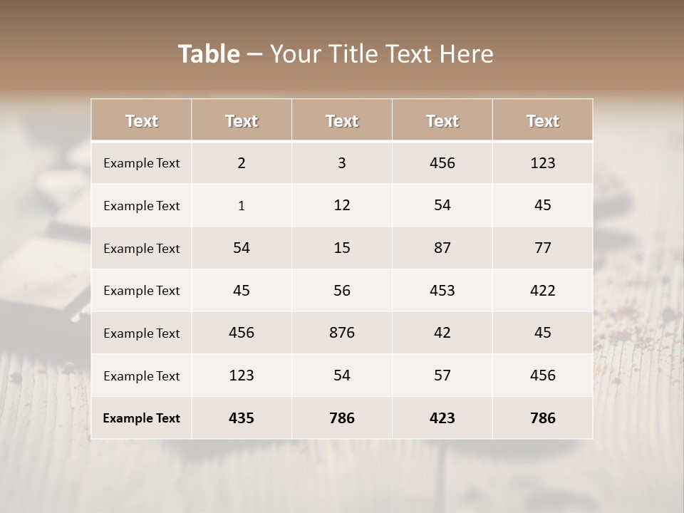 Dessert Cocoa Heap PowerPoint Template
