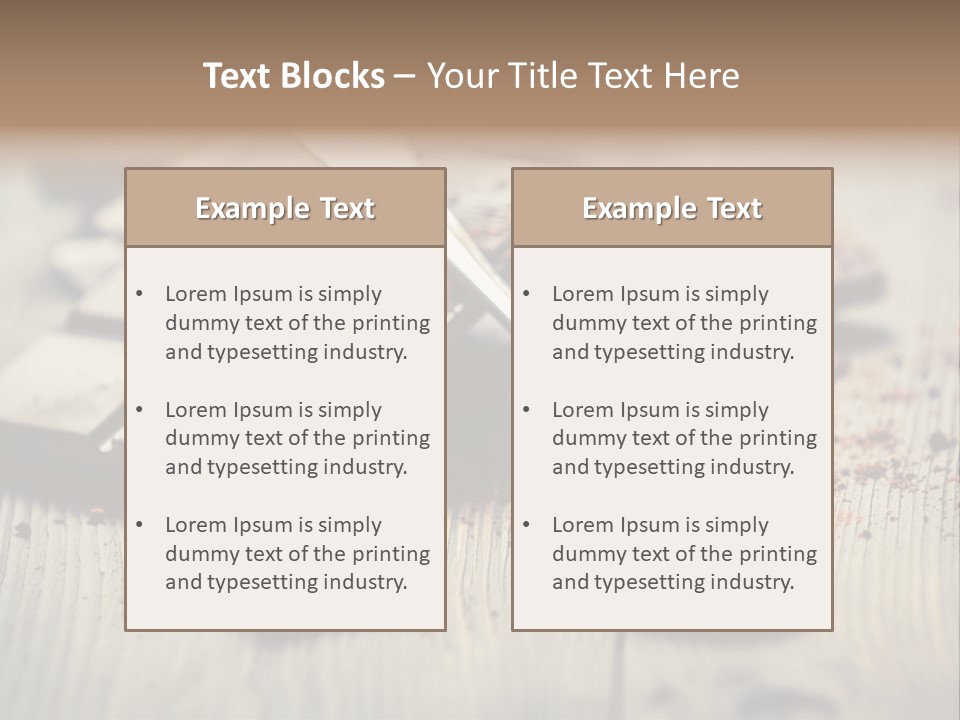 Dessert Cocoa Heap PowerPoint Template