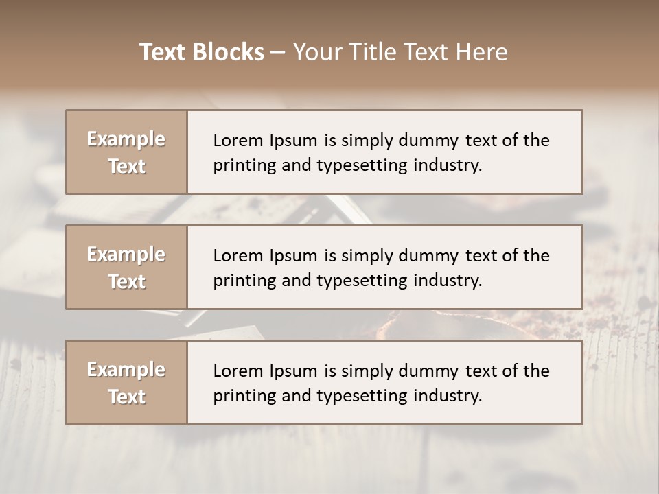 Dessert Cocoa Heap PowerPoint Template