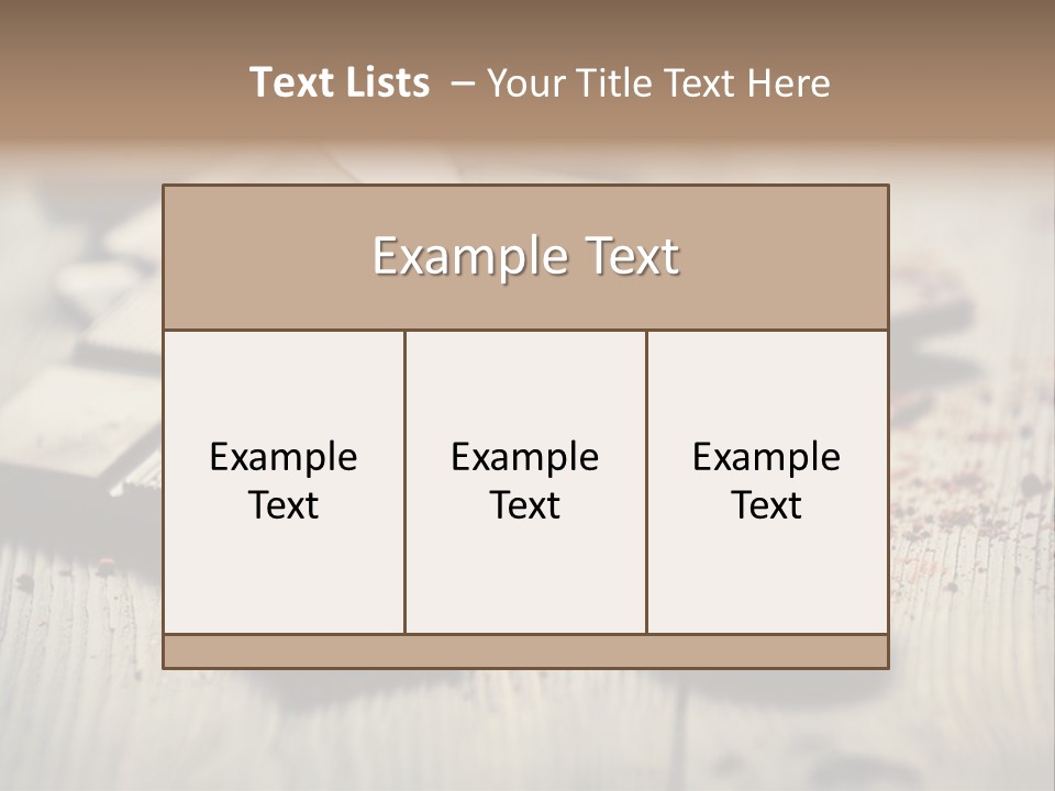 Dessert Cocoa Heap PowerPoint Template