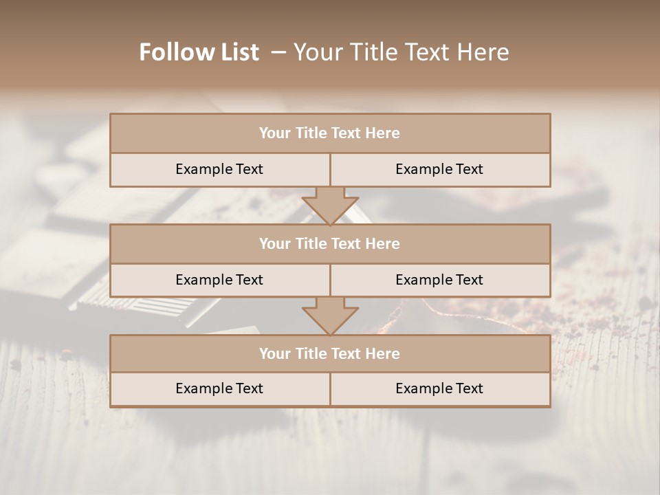 Dessert Cocoa Heap PowerPoint Template