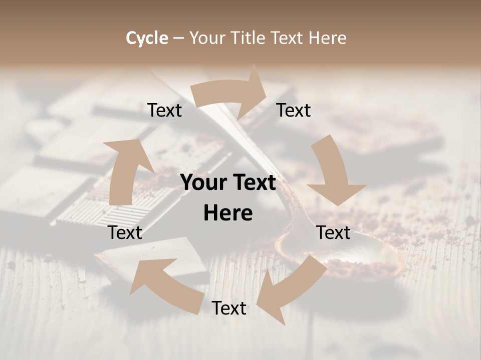 Dessert Cocoa Heap PowerPoint Template