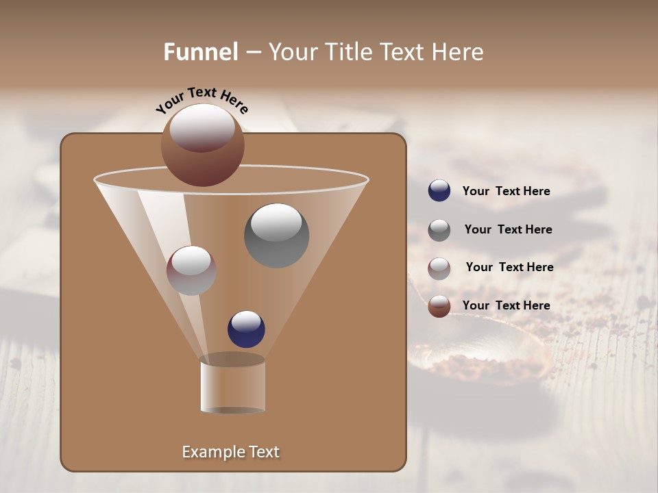 Dessert Cocoa Heap PowerPoint Template