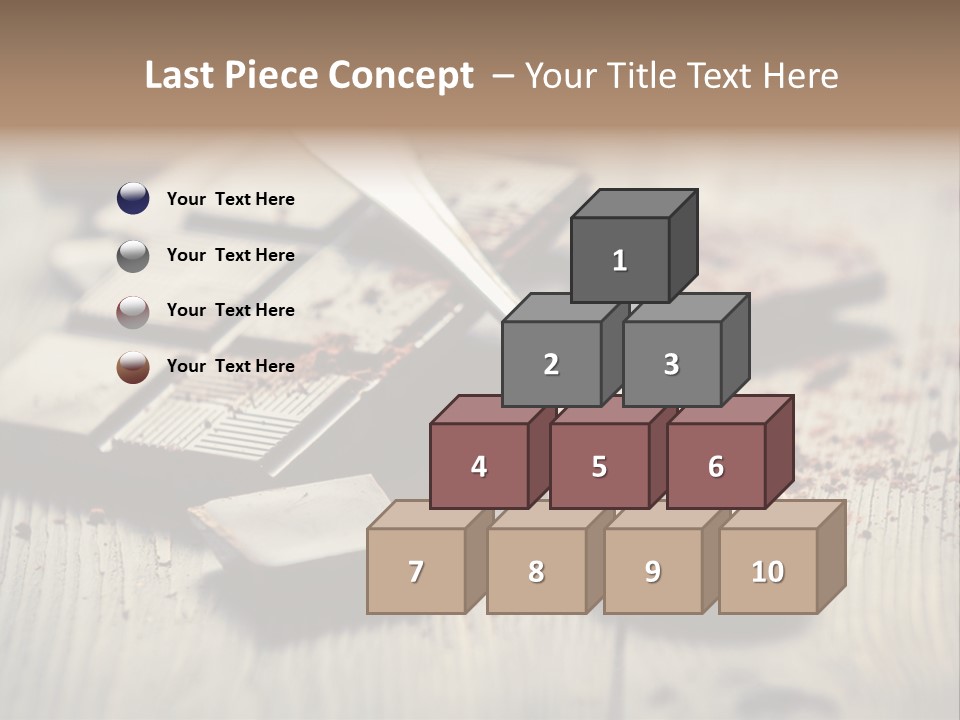 Dessert Cocoa Heap PowerPoint Template