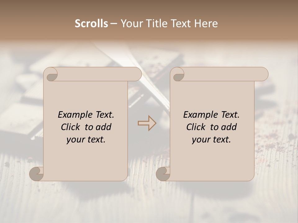 Dessert Cocoa Heap PowerPoint Template