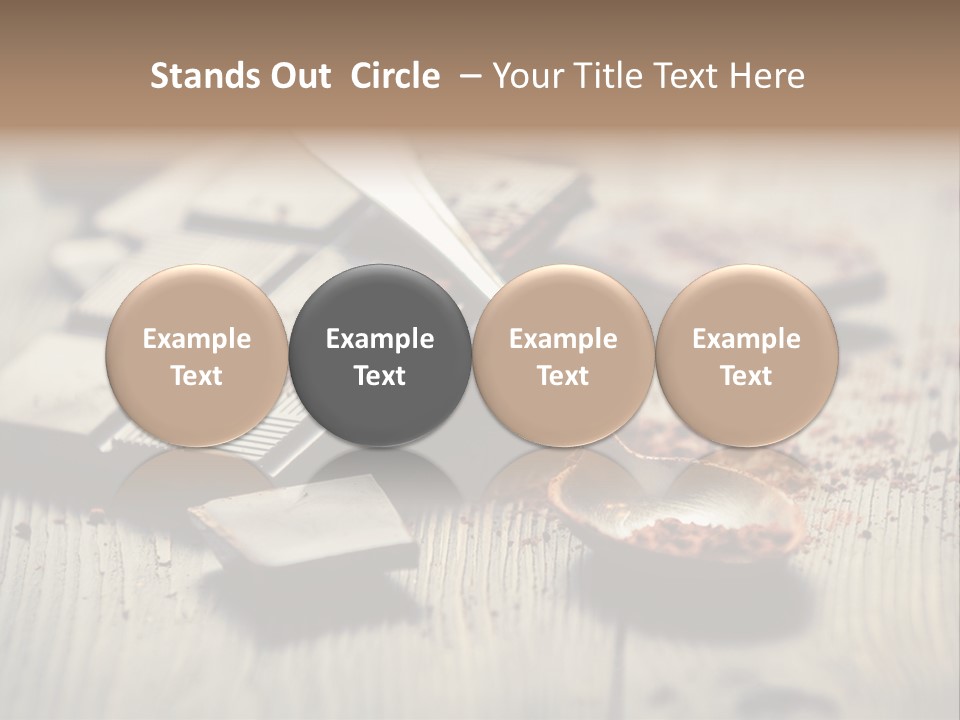 Dessert Cocoa Heap PowerPoint Template