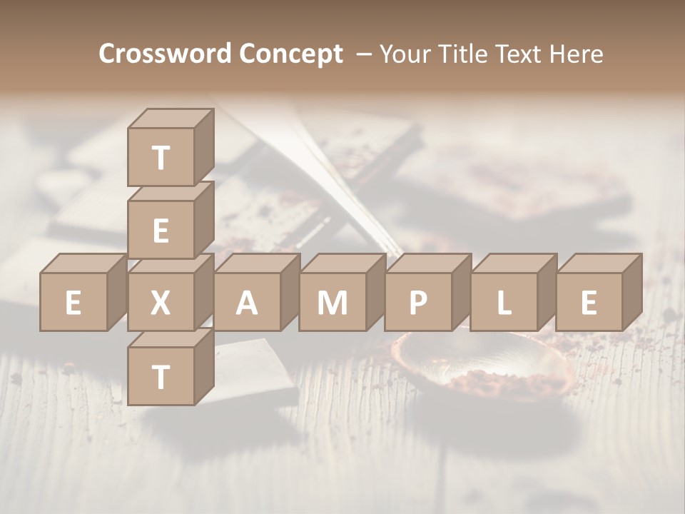 Dessert Cocoa Heap PowerPoint Template