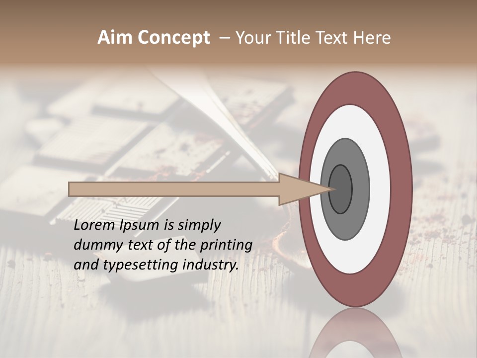 Dessert Cocoa Heap PowerPoint Template