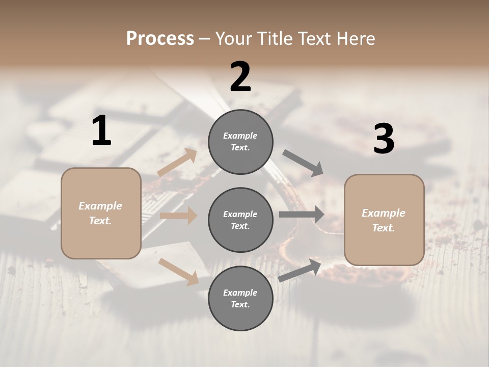 Dessert Cocoa Heap PowerPoint Template