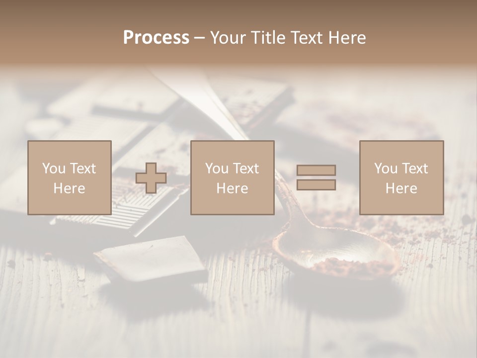 Dessert Cocoa Heap PowerPoint Template