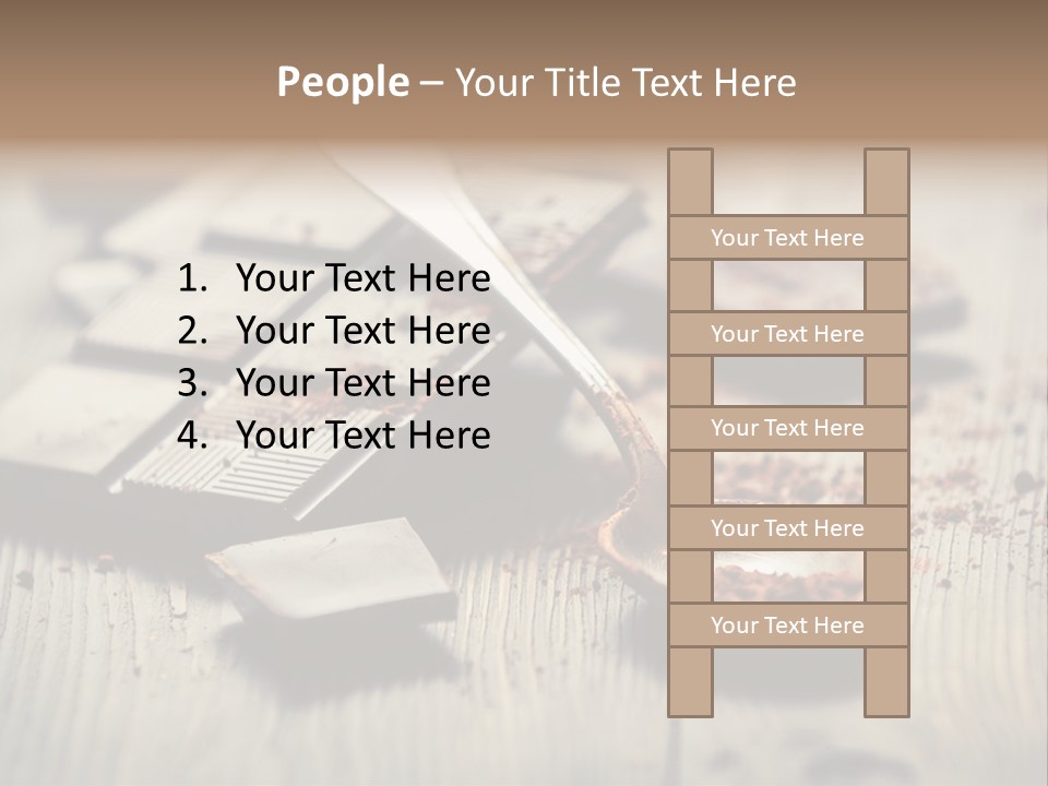 Dessert Cocoa Heap PowerPoint Template