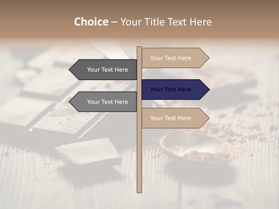 Dessert Cocoa Heap PowerPoint Template