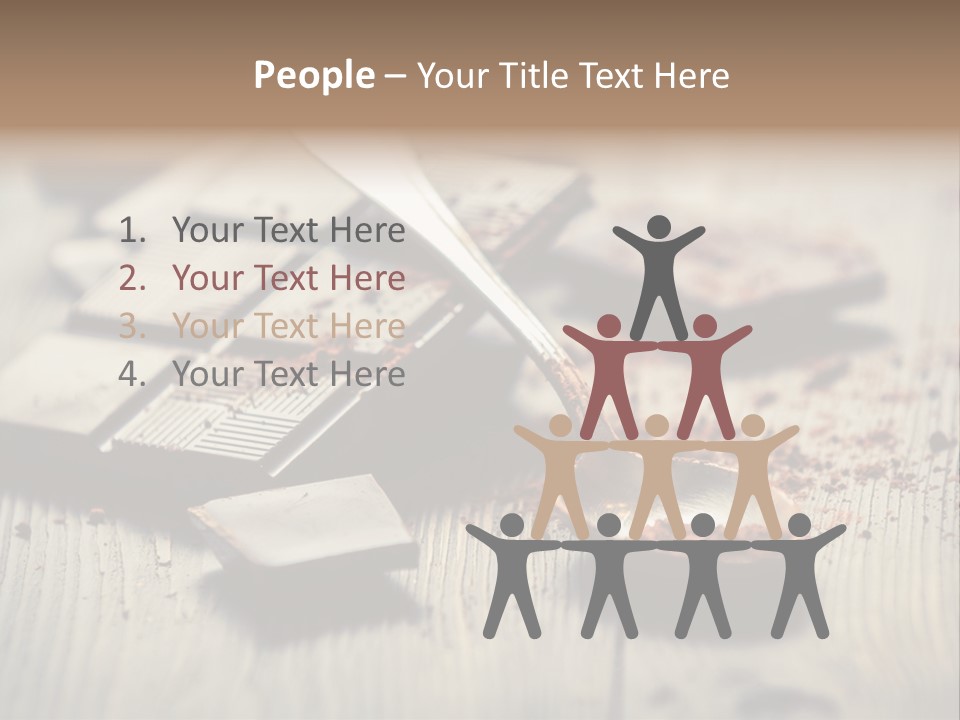 Dessert Cocoa Heap PowerPoint Template