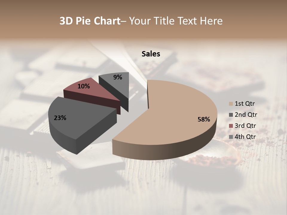 Dessert Cocoa Heap PowerPoint Template