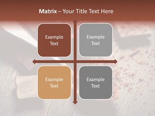 Ground Milk Chocolate Spoon PowerPoint Template
