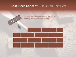 Ground Milk Chocolate Spoon PowerPoint Template