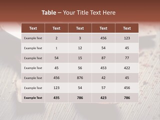 Ground Milk Chocolate Spoon PowerPoint Template