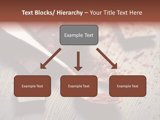 Ground Milk Chocolate Spoon PowerPoint Template