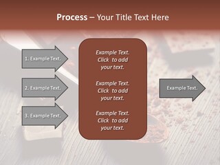 Ground Milk Chocolate Spoon PowerPoint Template